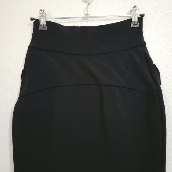 Diane Von Furstenburg bow details mini skirt size 4 wool blend - Picture 6 of 13